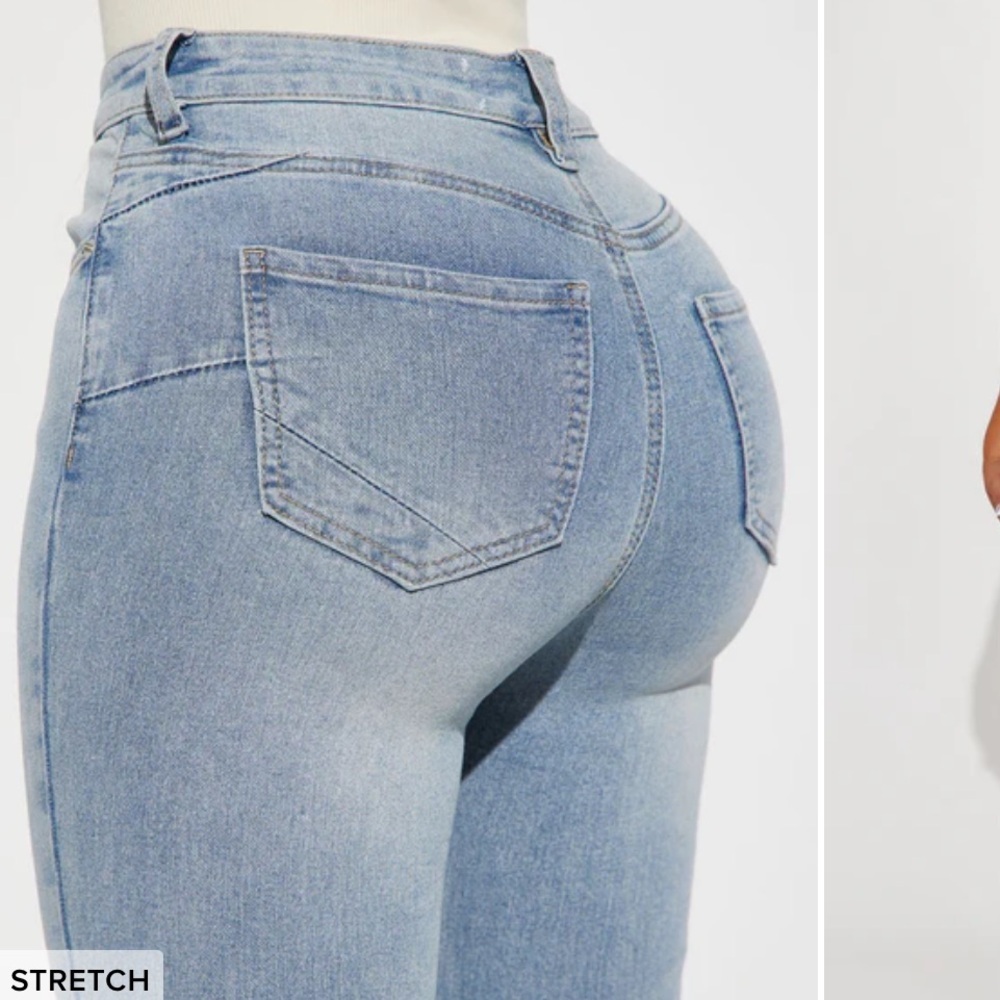 Fashion Nova Flare Jeans - Picture 4 of 7